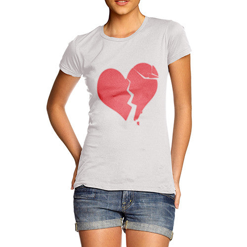 Women's Shattered Heart T-Shirt