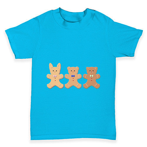 Three Gingerbread men Baby Toddler T-Shirt