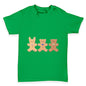 Three Gingerbread men Baby Toddler T-Shirt