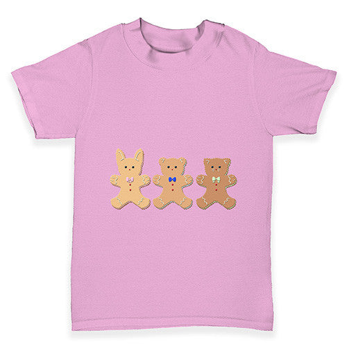 Three Gingerbread men Baby Toddler T-Shirt