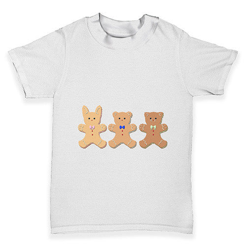 Three Gingerbread men Baby Toddler T-Shirt