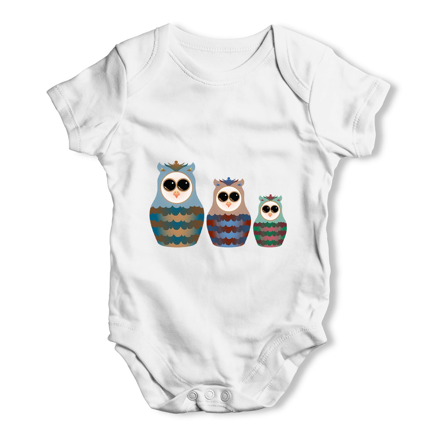 Russian Dolls Baby Grow Bodysuit