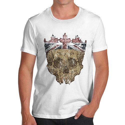 Men's Union Jack Crowned Skull T-Shirt