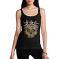 Women's Union Jack Crowned Skull Tank Top