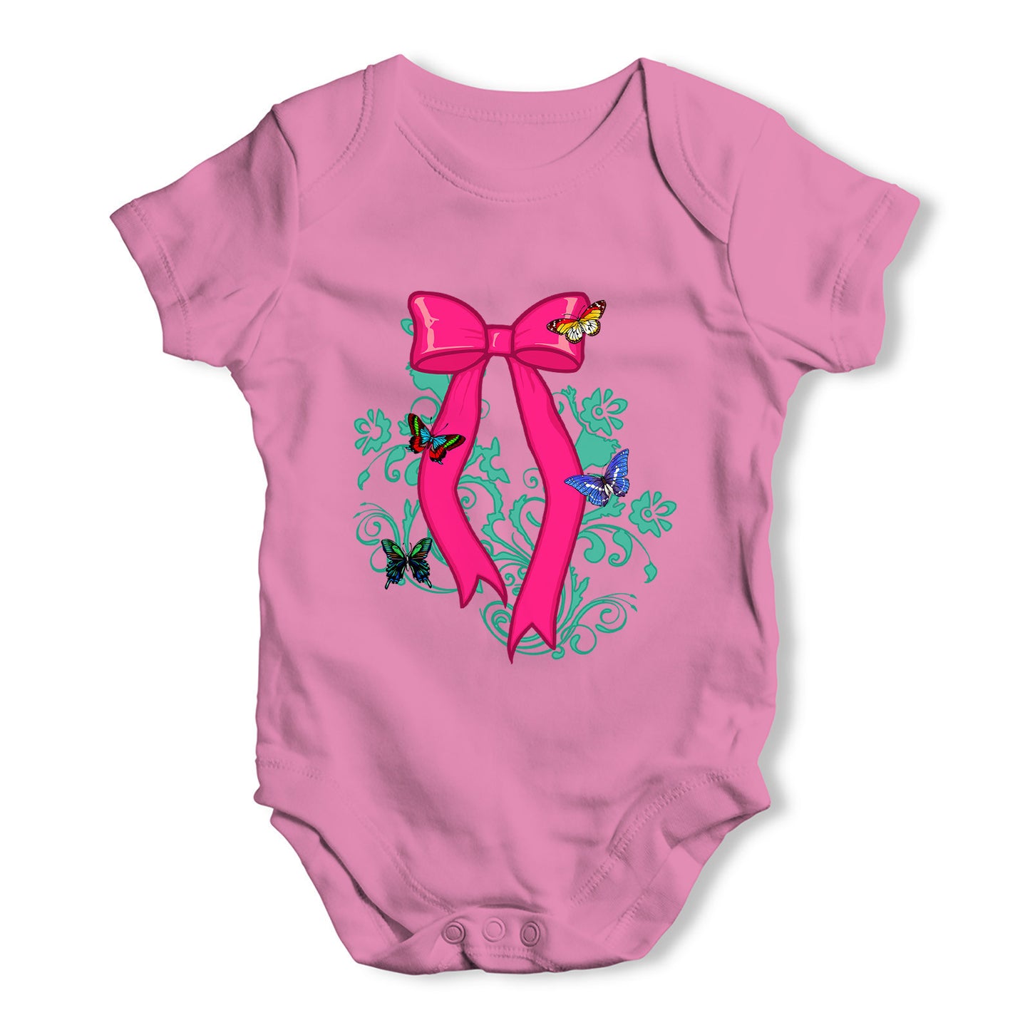 Butterfly Bow Baby Grow Bodysuit