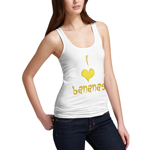 Women's I Love Bananas Tank Top