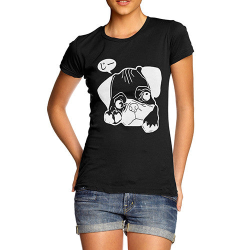 Women's Pug Stare T-Shirt