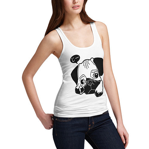 Women's Pug Stare Tank Top