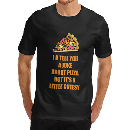 Men's Cheesy Pizza T-Shirt