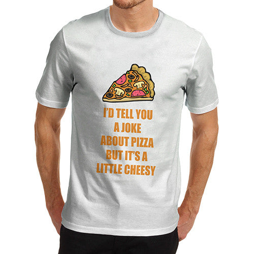 Men's Cheesy Pizza T-Shirt