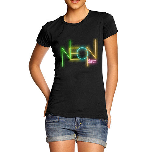 Women's Nightlife Neon Disco T-Shirt