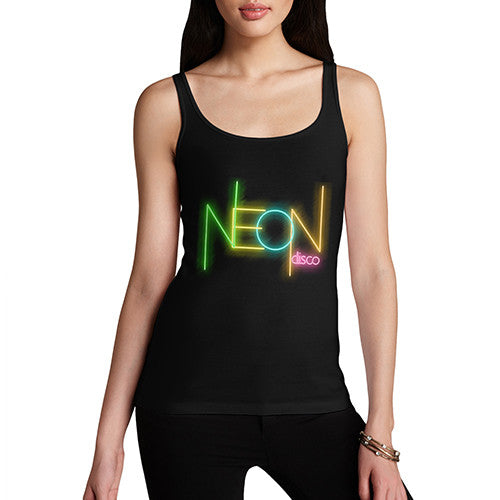 Women's Nightlife Neon Disco Tank Top