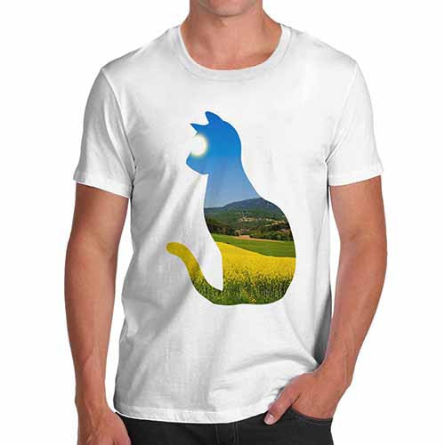 Men's Landscape Cat T-Shirt