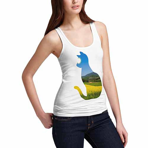 Women's Landscape Cat Tank Top