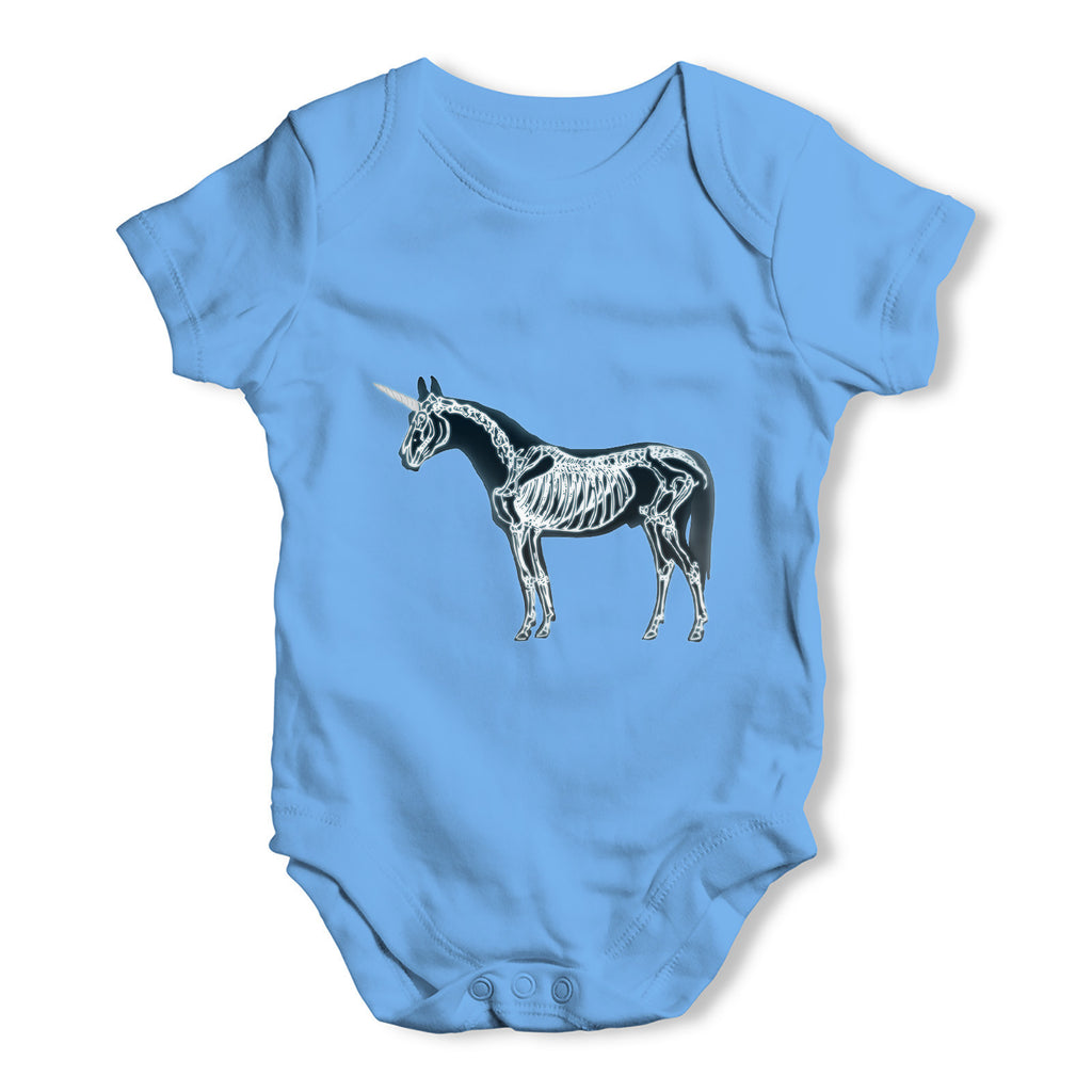 X-ray Unicorn Baby Grow Bodysuit