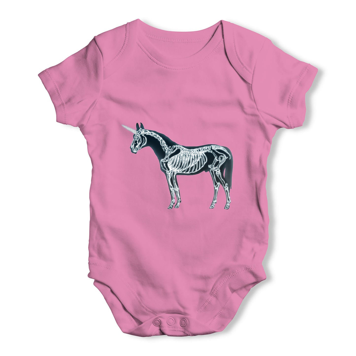 X-ray Unicorn Baby Grow Bodysuit