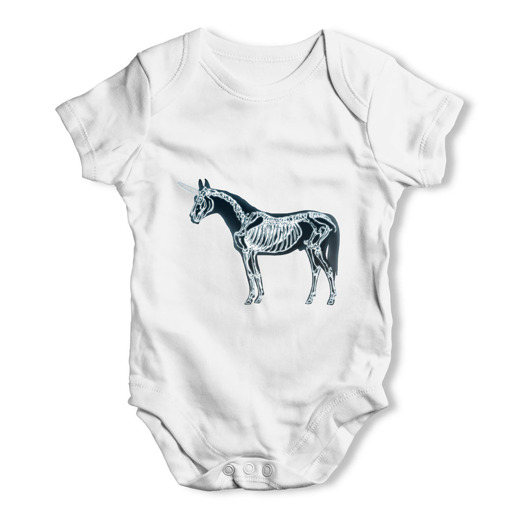 X-ray Unicorn Baby Grow Bodysuit