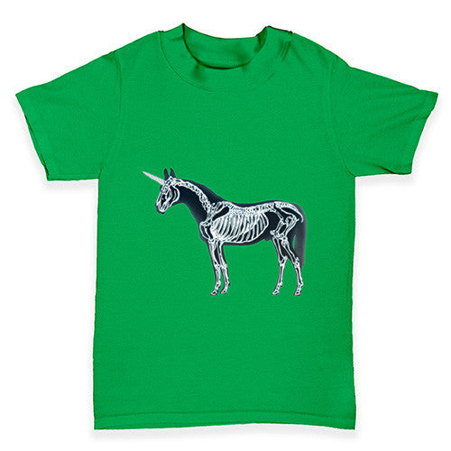 X-ray Unicorn Baby Toddler T-Shirt