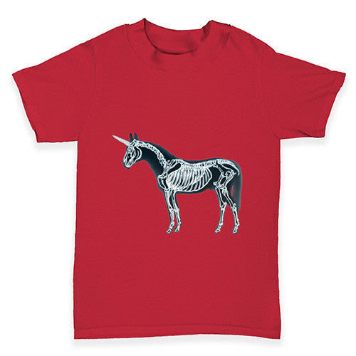 X-ray Unicorn Baby Toddler T-Shirt