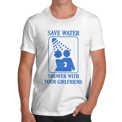 Men's Save Water Shower Together T-Shirt