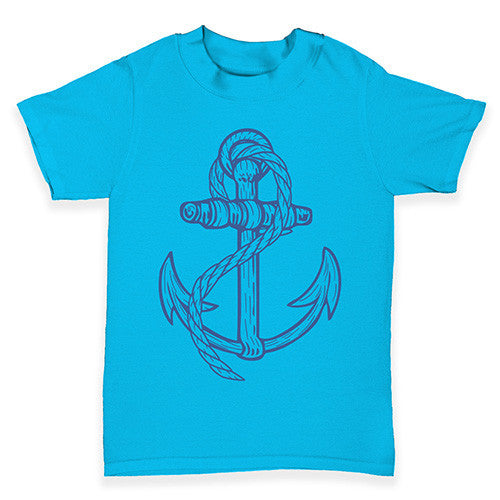 Navy Sailor Anchor Baby Toddler T-Shirt
