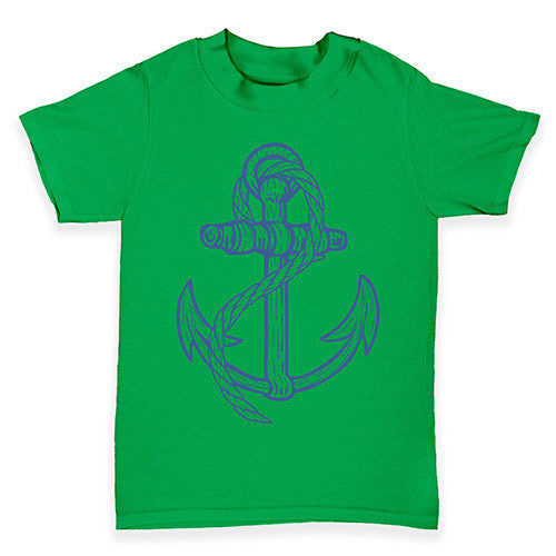 Navy Sailor Anchor Baby Toddler T-Shirt