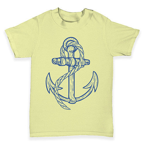 Navy Sailor Anchor Baby Toddler T-Shirt