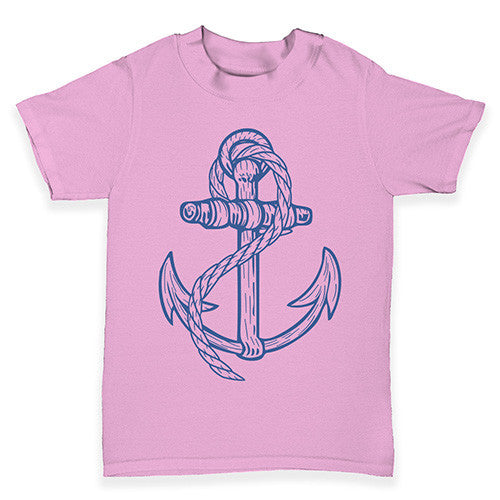 Navy Sailor Anchor Baby Toddler T-Shirt