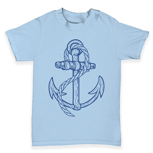 Navy Sailor Anchor Baby Toddler T-Shirt