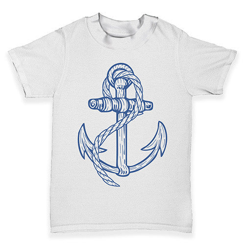 Navy Sailor Anchor Baby Toddler T-Shirt