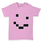 Pixel Smiley Face Baby Toddler T-Shirt