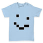 Pixel Smiley Face Baby Toddler T-Shirt