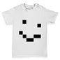 Pixel Smiley Face Baby Toddler T-Shirt