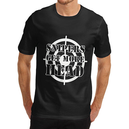 Men's Snipers Get More Heads T-Shirt