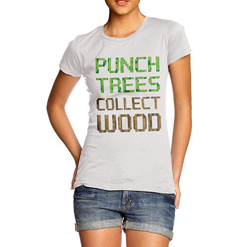 Women's Punch Trees Collect Wood T-Shirt