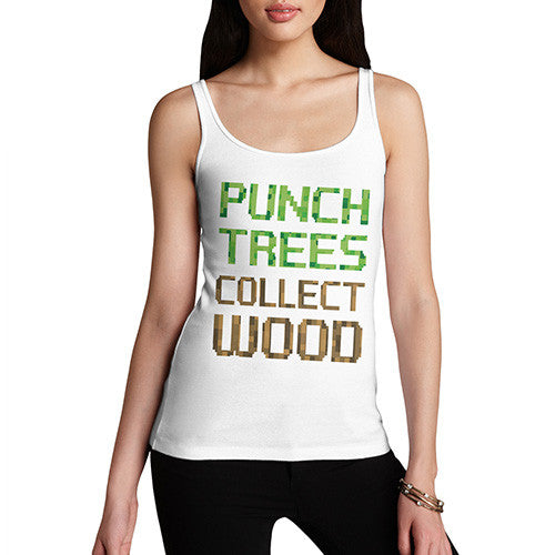 Women's Punch Trees Collect Wood Tank Top