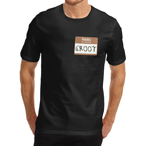 Men's Groot Name Tag T-Shirt