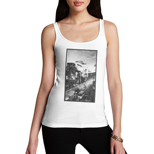 Women's City Nightscape Tank Top