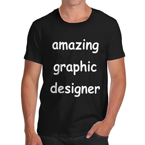 Men's Amazing Graphic Designer T-Shirt