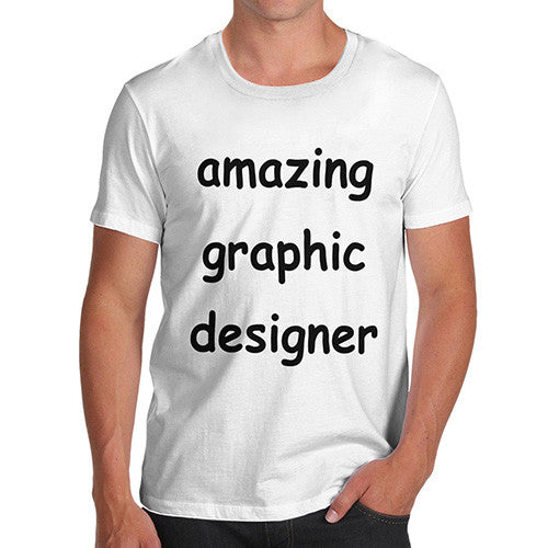 Men's Amazing Graphic Designer T-Shirt