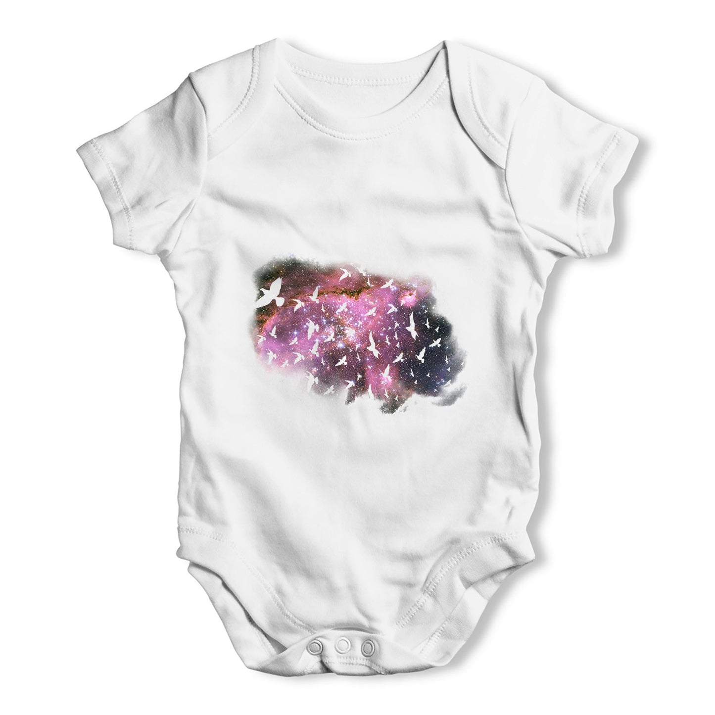 Space Birds Baby Grow Bodysuit