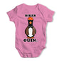 Biker Guin Baby Grow Bodysuit