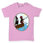 Pirate Guin The Penguin On Ship Baby Toddler T-Shirt