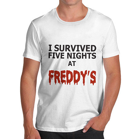 Mens I Survived Five Nights At Freddy's T-Shirt