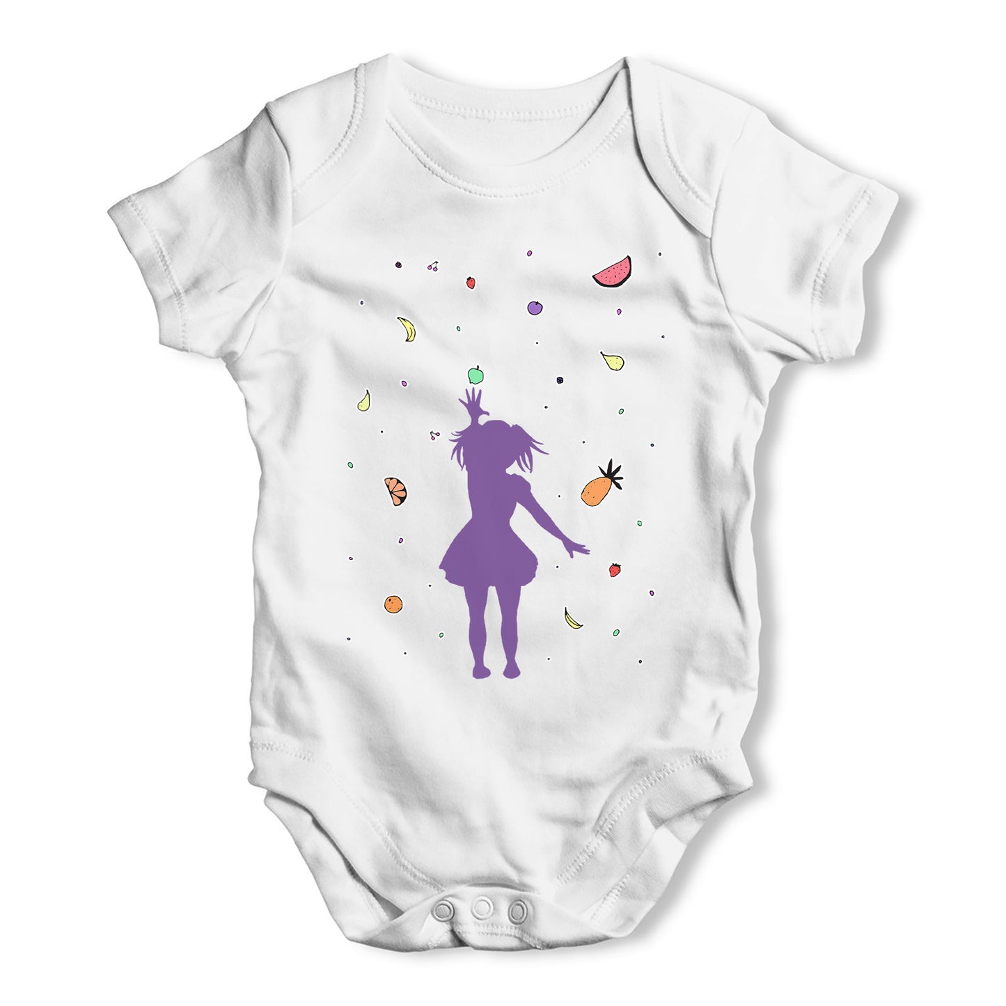 Raining Fruit Baby Grow Bodysuit