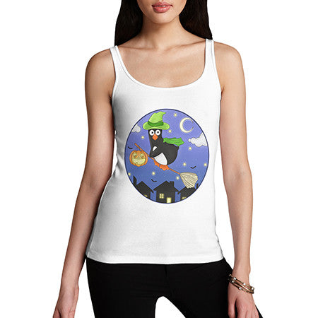 Womens Witch Guin Penguin Tank Top