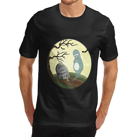 Mens Ghost Guin Penguin T-Shirt