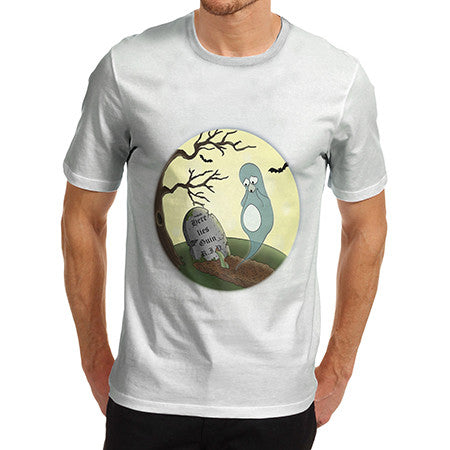 Mens Ghost Guin Penguin T-Shirt