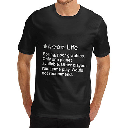 Mens One Star Life Rating T-Shirt