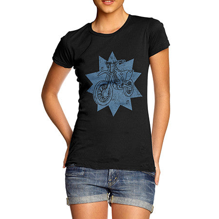 Womens Motocross Dirt Bike T-Shirt